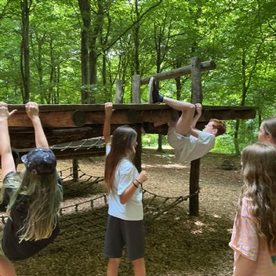 Children climbing